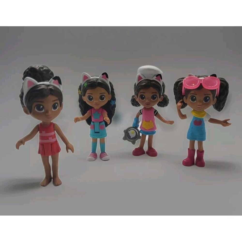 Gabby's Dollhouse" Gabby Girl 3" Figures Molded Hair Cat Ears Cake Topper